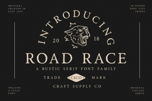 Road Race Font Download