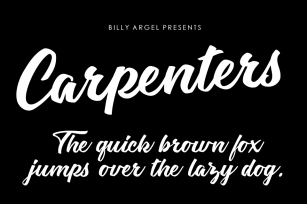 Carpenters Font Download