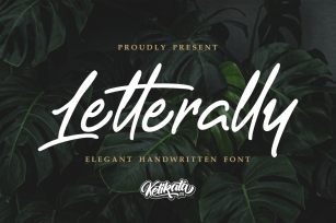 Letterally Handwritte Font Download