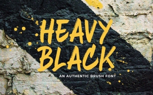 Heavy Black Font Download