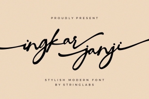 Ingkar Janji Font Download