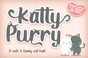 Katty Purry Font Download