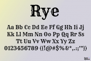 Rye Font Download