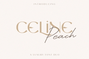 Celine Peach Scrip Font Download