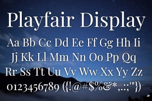 Playfair Display Font Download
