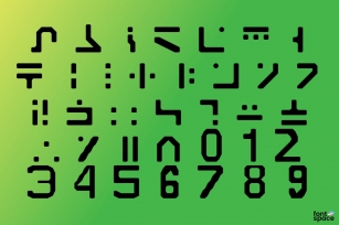 Standard Galactic Alphabet (Smooth) Font Download