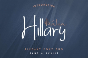 Thalia Hillary Sans Font Download