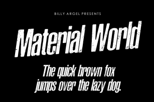 Material World Font Download
