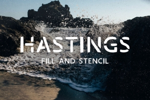 Hastings - Fill and Stencil Font Download