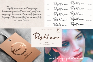 Right now Font Download