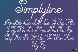 Simplyline Font Download