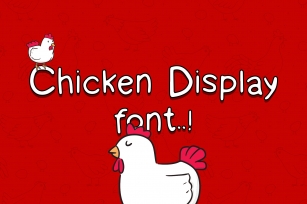 Chicken display font Font Download