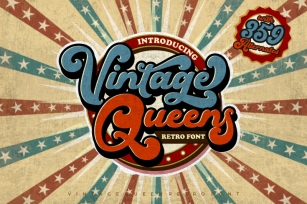 Vintage Queens Font Download
