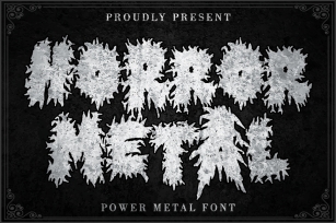 Horror Metal Font Download