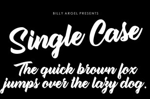 Single Case Font Download