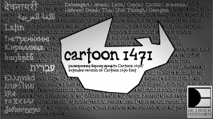 Cartoon 1471 Extended Font Download