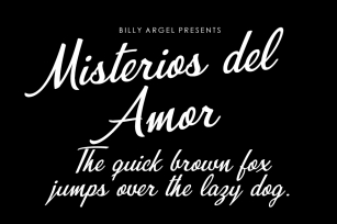Misterios del Amor Font Download