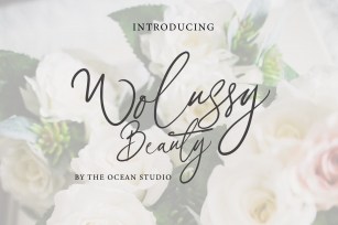 Wolussy Beauty Font Download