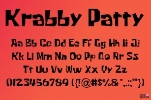 Krabby Patty Font Download