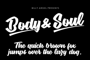 Body & Soul Font Download