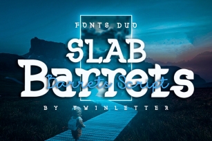 Slab Barrets Scrip Font Download