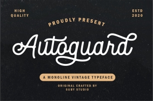 Autoguard Font Download
