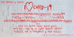 I ♥ Covid-19 Font Download