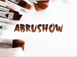 A Abrushow Font Download
