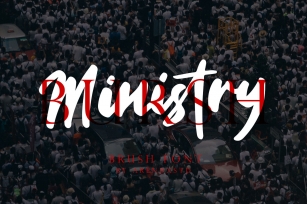 Ministry Brush Font Font Download