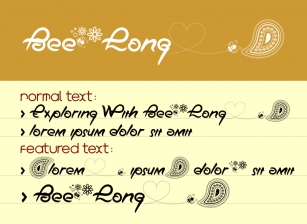 Bee Long Font Download