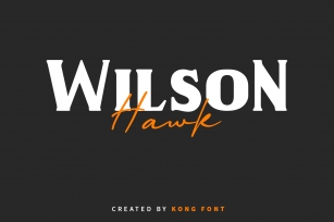 Wilson Hawk Font Download