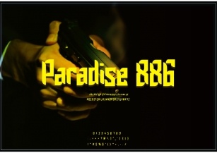 Paradise 886 Font Download