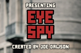 Eye Spy Font Download