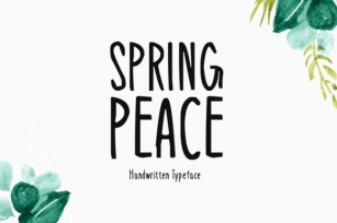 Spring Peace Font Download