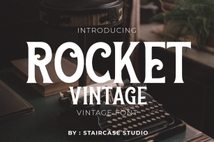 Rocket - Vintage Font Download