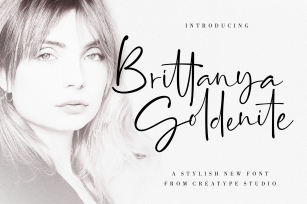 Brittanya Goldenite Font Download