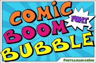 Comic Boom Bubble Font Download
