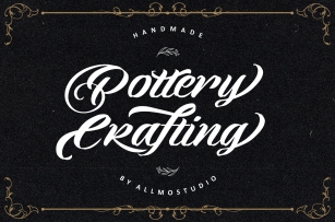 Pottery Crafting Font Download