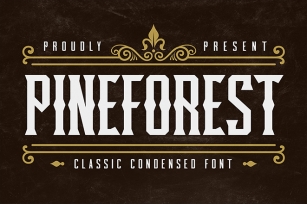 Pineforest Display Font Download