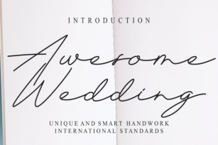 Awesome Wedding Font Download