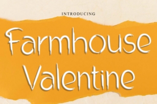 Farmhouse Valentine Font Download