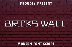 Bricks Wall Font Download