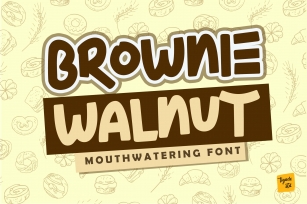 Brownie Walnut Font Download