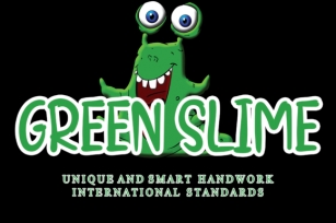 Green Slime Font Download