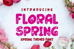 Floral Spring Font Download