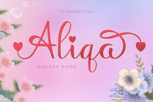 Aliqa - Lovely Font Font Download