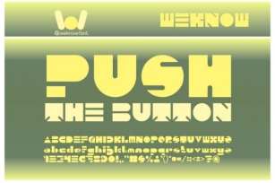 Push the Button Font Download