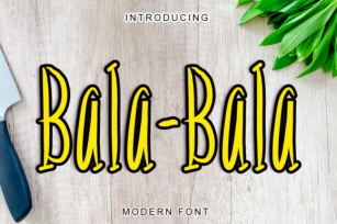 Bala-bala Font Download