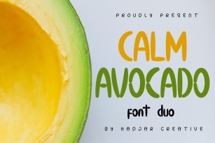 Calm Avocad Font Download