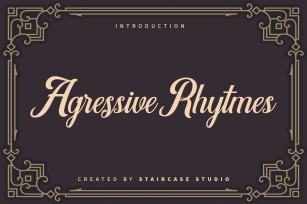 Agressive Rhytmes Font Download